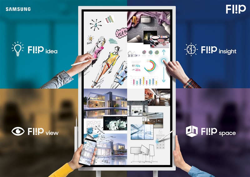 Samsung Electronics Levant Introduces the Samsung Digital Flip Chart